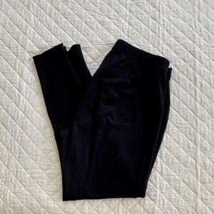 TALBOTS Black Stretch Leggings Ankle Zip Pants